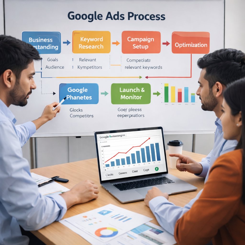 Google Ads Process Step by Step – Campaign Planning and Optimization