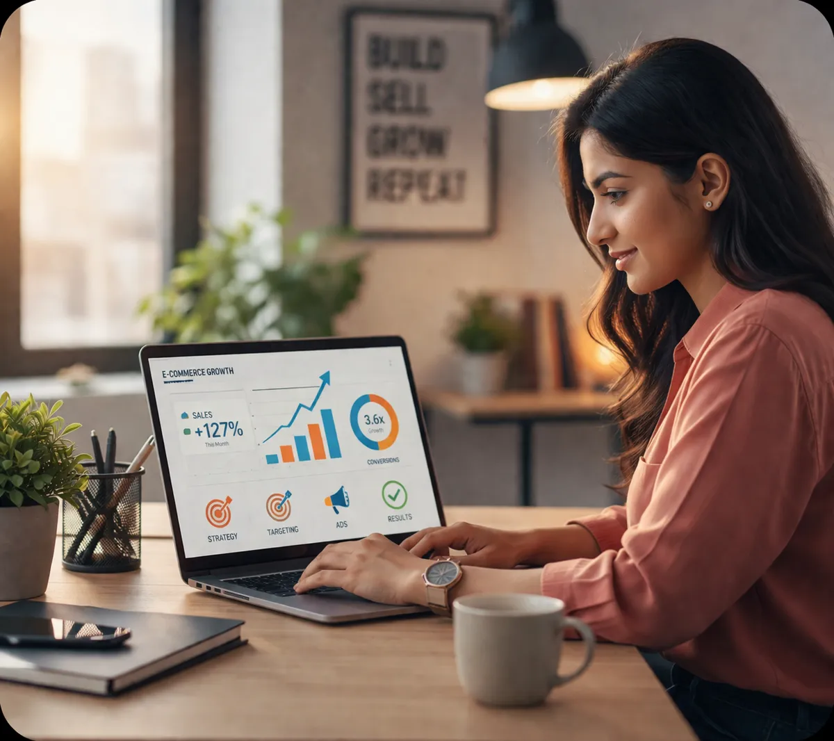 Digital marketing strategy for ecommerce growth with SEO and paid campaigns