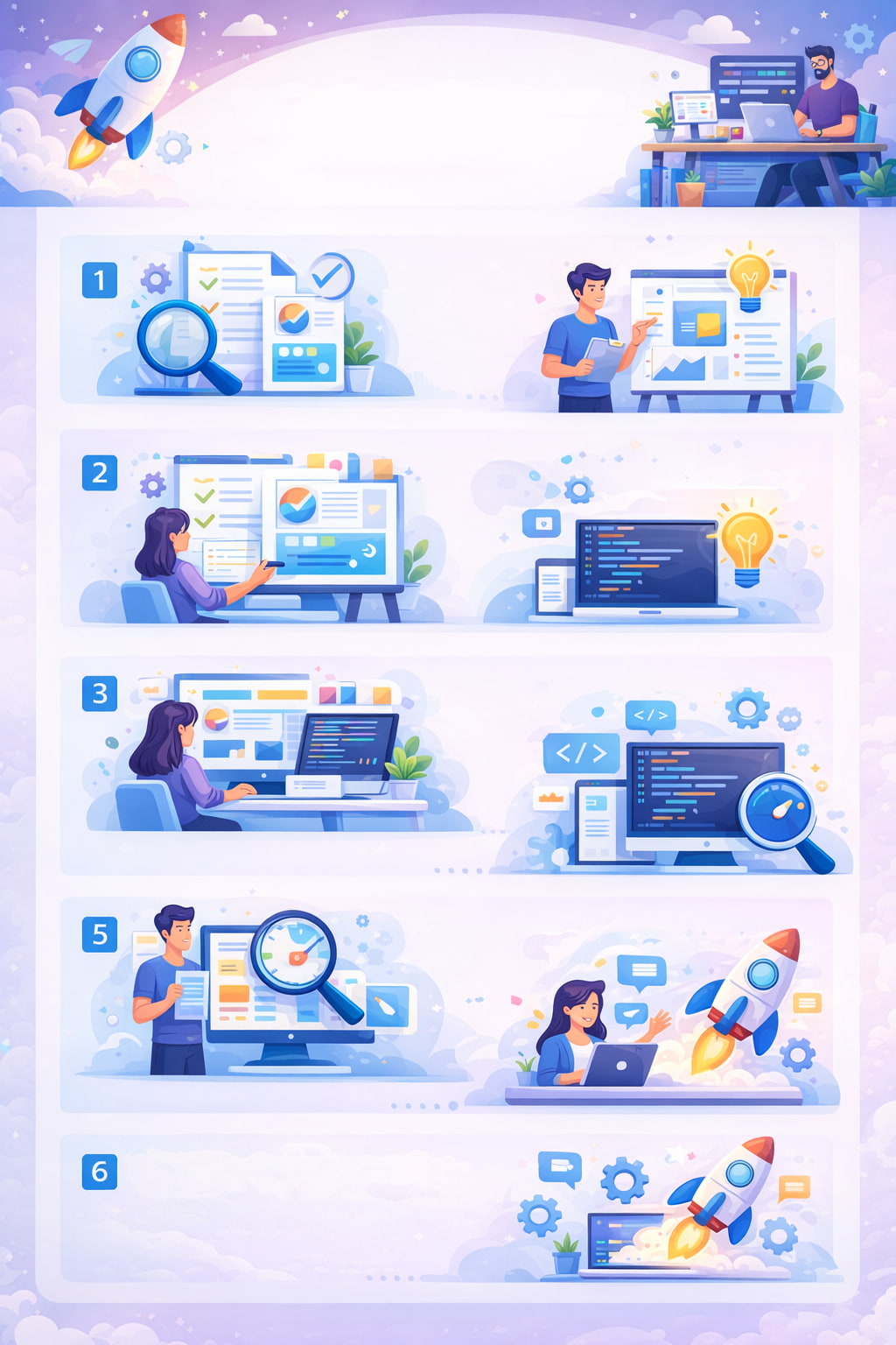 web development process in Ahmedabad